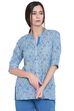 Light-Blue Cambric Indie Top image number 0