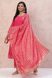 Pink LIVA Straight Suit Set image number 4