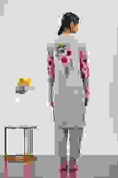 Purple Rayon Viscose Rayon Kurta Pants Set image number 4