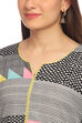 Black Kalidar Cotton Kurta image number 1