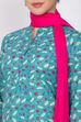 Green Cotton Straight Suit Set image number 1
