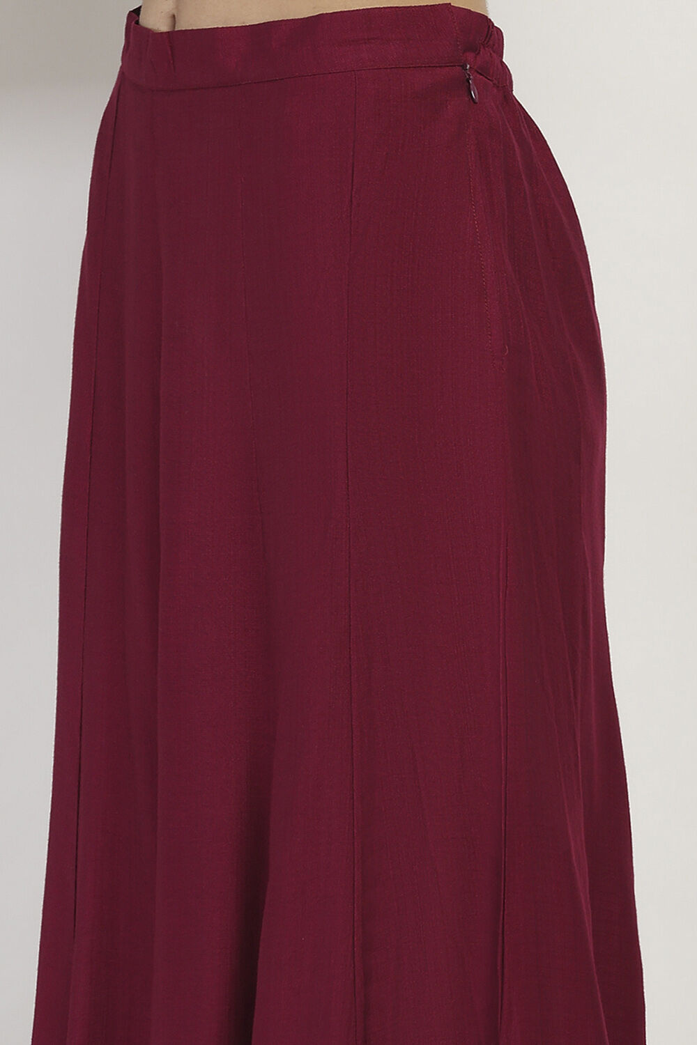 Wine Viscose Blend Straight SET image number 2