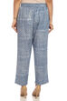 Indigo Cotton Slim Pants image number 3