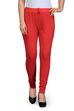 Red Cotton Leggings image number 0