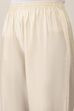 White Viscose Straight Suit Sets image number 2