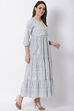 Grey Cotton Dress image number 3