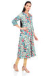 Lime Green Kalidar Viscose Rayon Indie Top image number 2