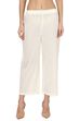 Off White Viscose Rayon Culottes image number 0