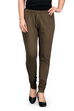 Brown Cotton Leggings image number 0