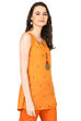Yellow Straight Viscose Indie Top image number 2