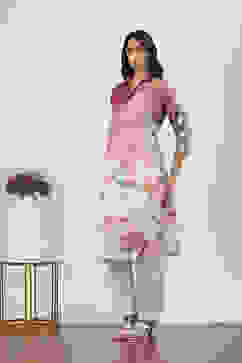 Pink Rayon Straight Kurtas image number 2