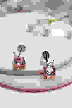 Light Purple Brass Jhumka image number 0