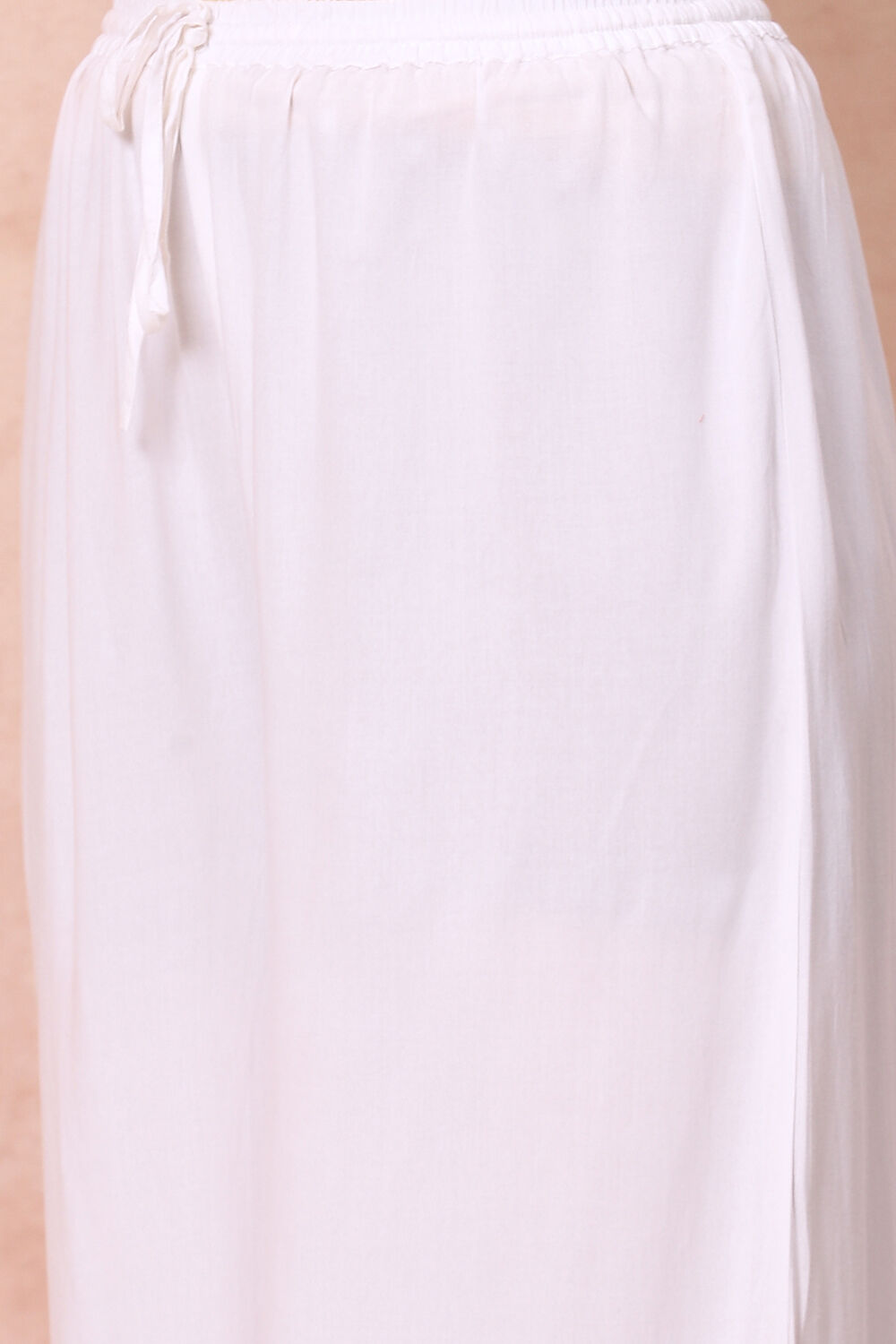 White Viscose Palazzo image number 1