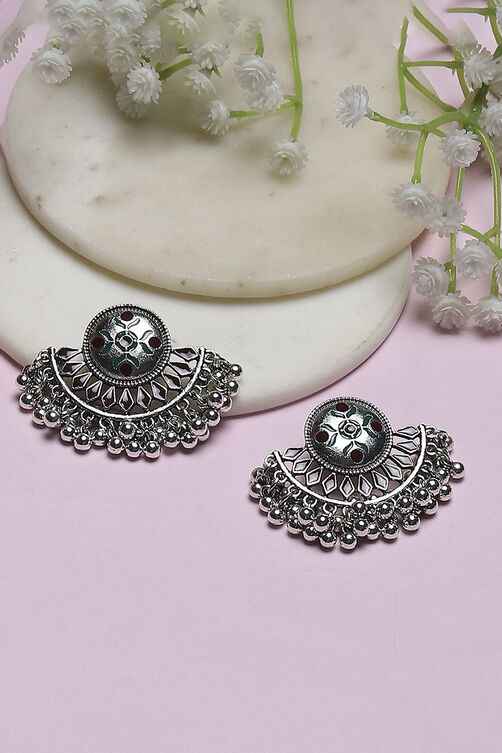 Purple-Maroon Oxidize Alloy Studs image number 0