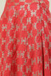 Red Art Silk Skirt Set image number 2