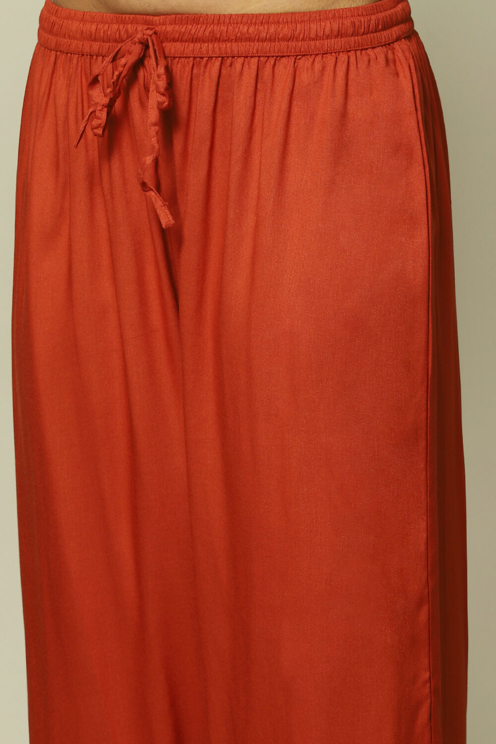 Pink LIVA Straight Printed Kurta Palazzo Suit Set image number 2