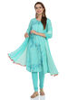 Turq Straight Viscose Kurta image number 4