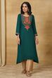 Yellow Viscose Rayon Straight Solid Kurta image number 0