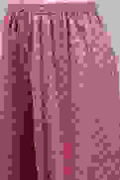 Coral Polyester Yarndyed Straight Suit Set image number 2