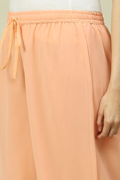 Peach Cotton Blend Palazzo image number 1