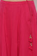 Pink Viscose Straight Suit Set image number 3