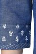 Blue Straight Chambray Kurta image number 1
