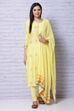 Yellow Polyester Chiffon Dupatta image number 4