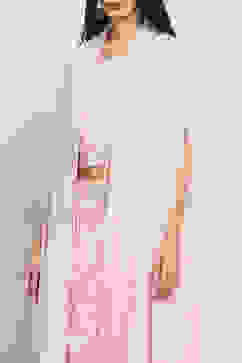 Pink Viscose Skirt Set image number 1