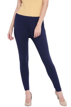 Mustard Cotton Leggings image number 0