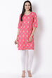 Mint Green Cotton Straight Kurta image number 2