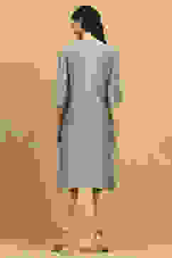 Green Printed Straight Kurta image number 3