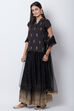 Black Viscose Suit Set image number 2