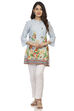 Blue Straight Cotton Kurta image number 0