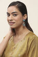 Blue Oxidize Alloy Danglers image number 3