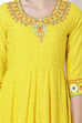 Yellow Viscose Kurta image number 1
