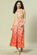 Orange LIVA Straight Dress image number 5