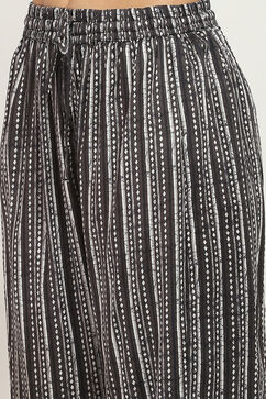 Black Viscose Rayon Straight SET image number 2