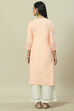 Mint Green LIVA Straight Kurta image number 4