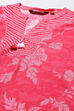 Pink LIVA Straight Printed Kurta image number 1