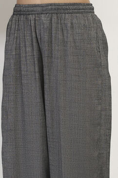 Navy Viscose Straight SET image number 2