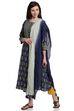 Indigo Cotton Voile Stoles image number 0