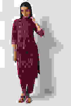 Red Cotton Dupatta image number 3