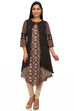 Black Straight Cotton Indie Top image number 0