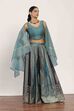 Pink Polyester Kalidar Lehenga Set image number 5