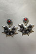 Coral Metal Brass Earrings image number 0