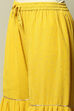 Yellow Modal Straight Printed Kurta Sharara Suit Set image number 2