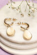 White Alloy Earrings image number 0