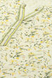 White Floral Printed Straight Kurta image number 1