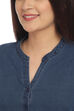 Blue Straight Cotton Kurta image number 1