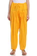 Off White Cotton Fusion Pants image number 0